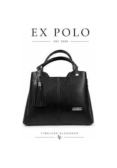 Expolo Ex Polo Kadın Siyah Püsküllü İçi Astarlı 3 Bölmeli Ayarlanabilir Askılı Şık Kadın El Ve Omuz Çantası Yumuşak Deri Çanta Siyah Expolo Ex Polo Kadın Siyah Püsküllü İçi Astarlı 3 Bölmeli Ayarlanabilir Askılı Şık Kadın El Ve Omuz Çantası Yumuşak Deri Çanta Siyah