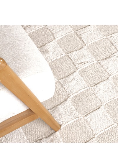 Kaşmir Halı 7/24 Plushy Todra Krem 80x300 Cm Bej