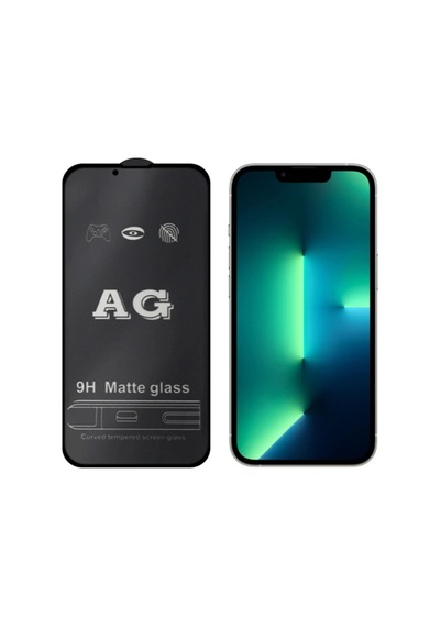 Ally Apple İphone Uyumlu 13 -13 Pro 6.1inç Full Glue Matte Tempered Cam Ekran Koruyucu- 5775 standart