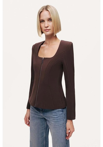 Nocturne Kadın Bluz N26kn6199 Kahve