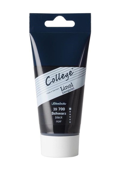 Schmincke : College Serisi Linol Baskı Boyası : 75 Ml : Black