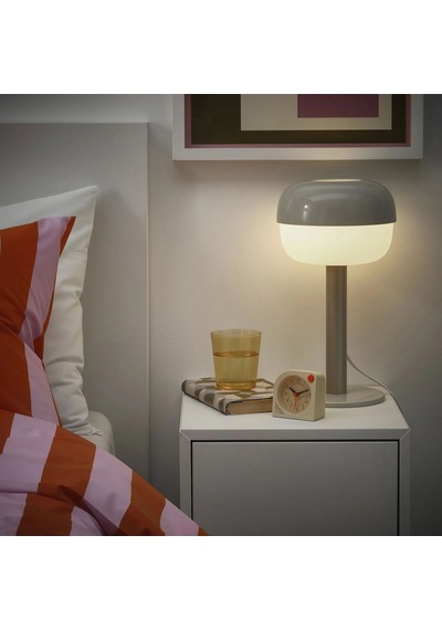 Ikea Tjınga Masa Saati 8 X 5 X 8 Cm Bej - Açık Sarı