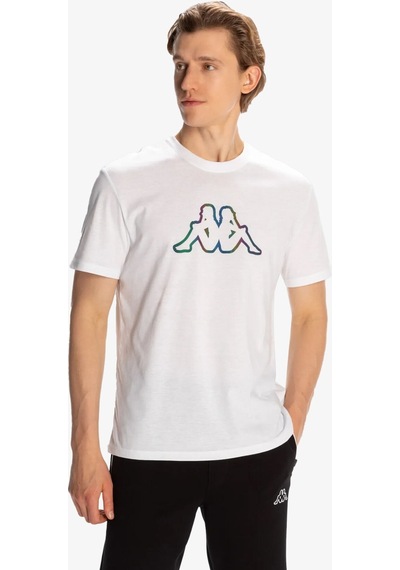 Kappa Logo Brian Erkek Beyaz T-shirt 321w4gw-001 Beyaz