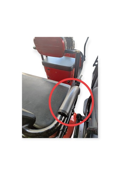 3 Tekerlekli Elektrikli Motor Koltuk Kol Dayama Sünger Sağ-sol Takım Sağ-Sol