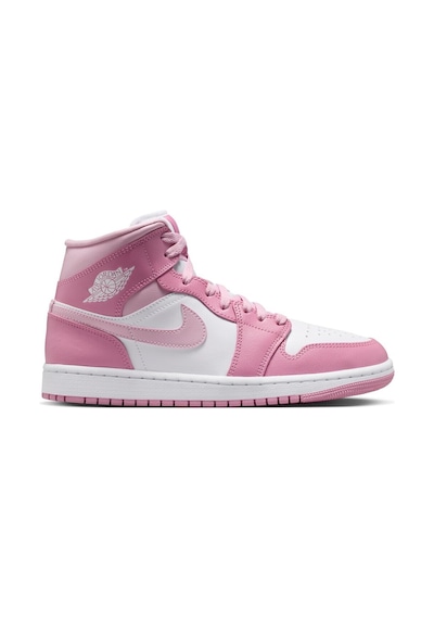 Nike Air Jordan 1 Mid Kadın Pembe Basketbol Ayakkabısı Pembe - 926437807 Pembe