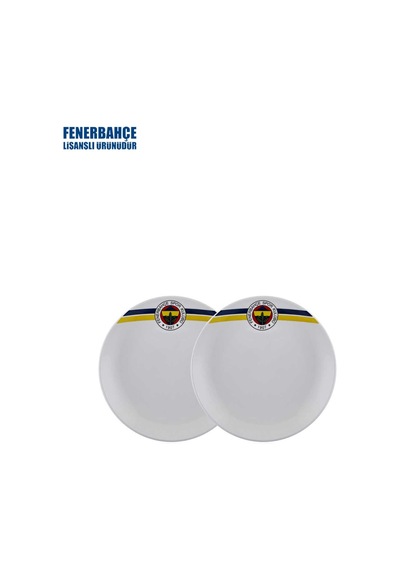 Neva FB-ZC148TDS02 N3430 Fenerbahçe Lisanslı Arma Logo Pasta Tabağı 2'li