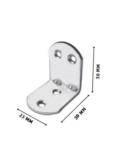 Nsp Köşe Bağlantı Metal 23*30*30 1,5mm 10lu