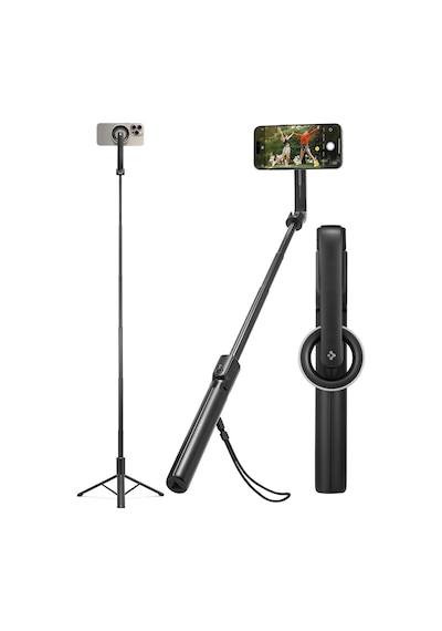 Lexroo Kablosuz Bluetooth Selfie Çubuğu Magsafe İle Uyumlu Uzaktan Kumandalı Tripod - Amp07659