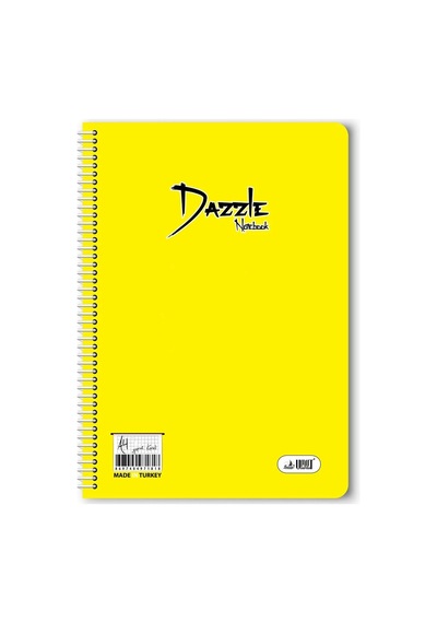 Dazzle A4 Spiralli Defter Pp Kapak 96 Yaprak Çizgili Çok Renkli