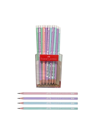 Faber-castell Şövalye Kurşun Kalem Pastel Beyaz