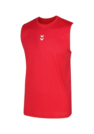 Hummel Somero Erkek Yuvarlak Yaka Atlet Kırmızı