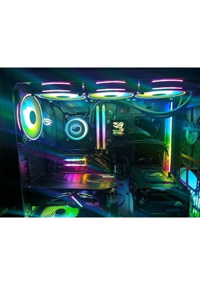 Asus Logolu Atx Güç Kaynağı 24 Pin Argb Konnektör