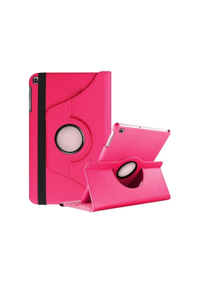 Galaxy Uyumlu  Tab A 10.1 2019 T510 Frm Dönebilen Standlı Kılıf-pembe Arka Kapak