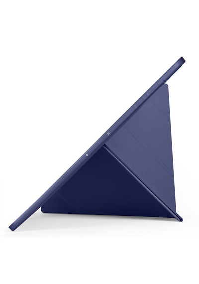 Samsung Galaxy Tab S11 Ultra Uyumlu Kılıf Tri Folding Kalem Bölmeli Katlanabilir Standlı Pu Yumuşak Kapak Kapaklı Kılıf