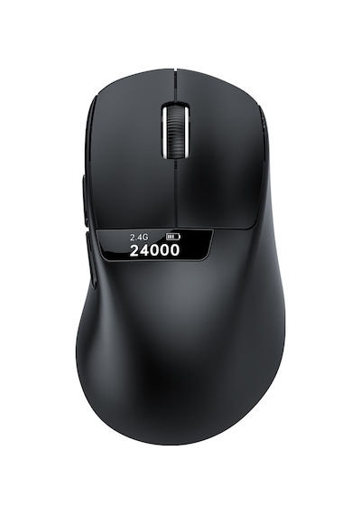 Freewolf A7 Kablosuz Dijtal Ekranlı Oyuncu Mouse Paw3311 1000 Hz 24000 Dpı Bluetooth Mouse Diğer