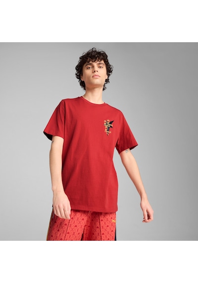 Puma Road To Unıty Erkek Grafik Tişört 629617 15 KIrmızı Kırmızı