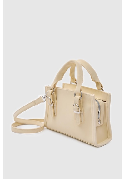 Shule Bags Wander Mini Çapraz Çanta Butter Yellow Krem