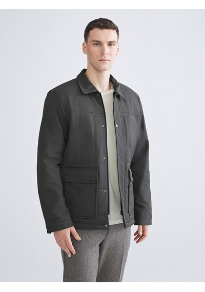 Lcwaıkıkı Classic Haki Regular Fit Uzun Kollu Erkek Gömlek Ceket
