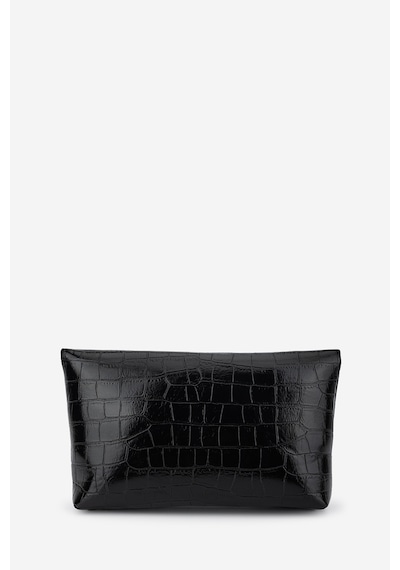 Valmenti Kadın Suni Deri Siyah Kroko Clutch Çanta 921 7484 Bn Cnt Sk26-27 Sıyah Kroko