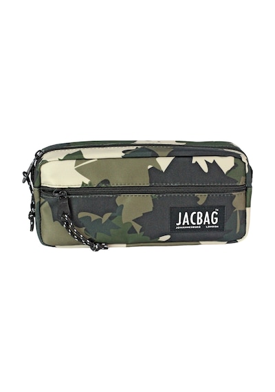 Jacbag Dual Zıp-iki Fermuarlı Kalemkutu - Haki Camoflora Haki Camoflora