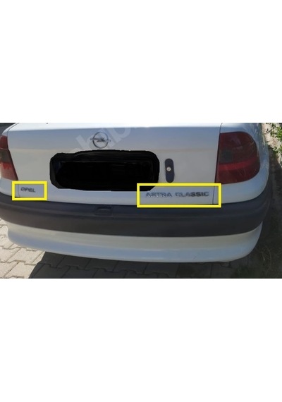 Astra Classic & Opel Bagaj Yazısı Seti 2'li Paket