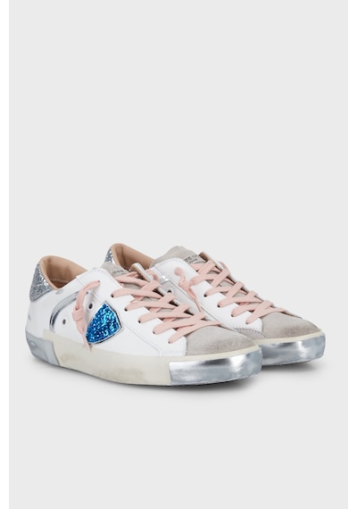 Philippe Model Sim Detaylı Deri Sneaker Ayakkabı Kadın Ayakkabı Prldvg10 Beyaz-gri-mavi Philippe Model Sim Detaylı Deri Sneaker Ayakkabı Kadın Ayakkabı Prldvg10 Beyaz-gri-mavi