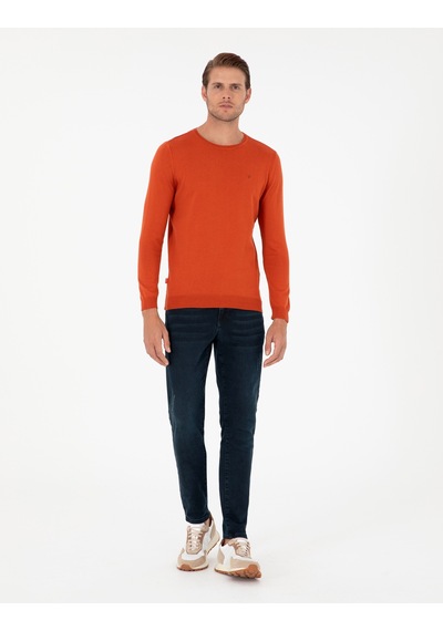 Pierre Cardin Erkek Turuncu Kazak /triko 50296621-vr051 Turuncu