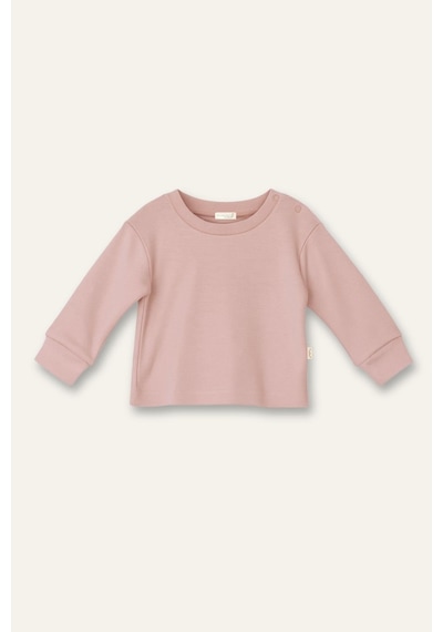 Mininio Unisex Bebek Organik İkili Takım - Pudra Pudra