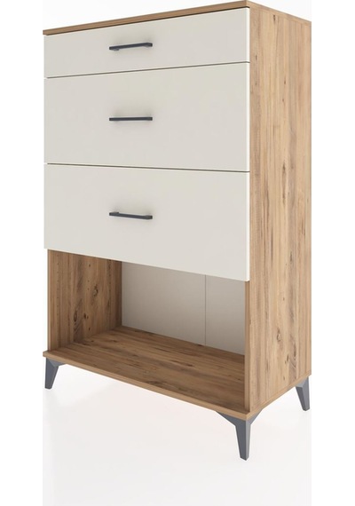 Hyperion Dolap 3 Çekmeceli 88x44x134 Çam-aytaşı Çam