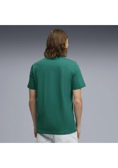 Puma Amf1 Essential Logo Tee 1 Yeşil Erkek T-shirt