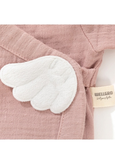 Wellgro Angel Wings Hastane Çıkışı Müslin 5'li Yeni Doğan Seti-Pembe