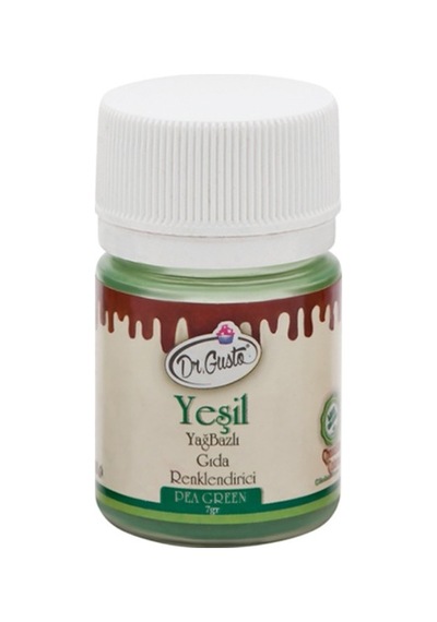 Dr Gusto Yağ Bazlı Çikolata Boyası 7Gr Yeşil