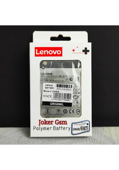 Lenovo Lenovo K6 Note Batarya Pil 4000Mah Bl-270