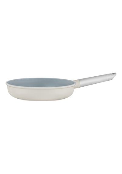 Madame Coco Vincenzo Döküm Alüminyum Kızartma Tavası - Gri/bej - 28 Cm 8684427212929 Çok Renkli