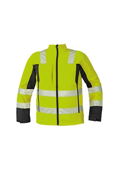 Maltom Yüksek Görünümlü Softshell Ceket - Sarı
