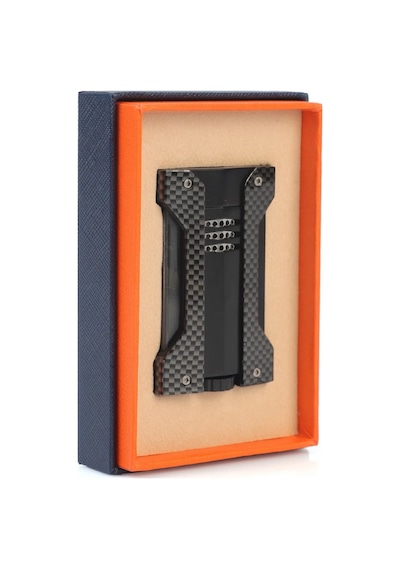 Conquistador Tek Torch Pürmüz Karbon Siyah Defi Extreme Dizayn Metal Puro Çakmağı Cnq-023