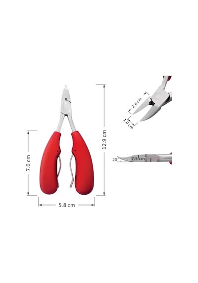 Hassas Kavisli Yan Keski 12.9Cm 20 Derece Açılı