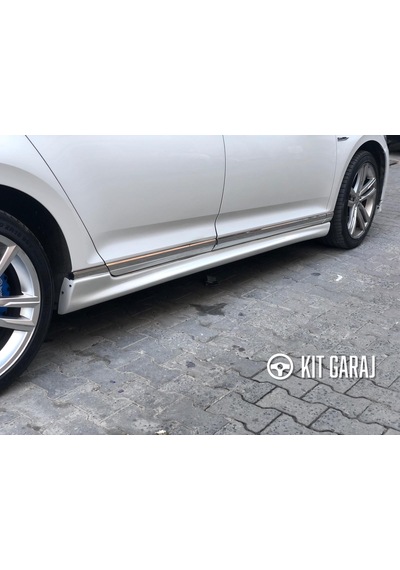 Volkswagen Passat 2014 B8 Yan Marşpiyel Plastik Boyasız