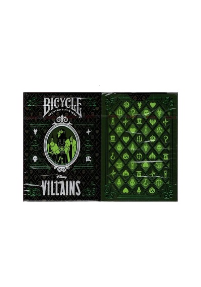 Bicycle Disney Villains Green Oyun Kağıdı İskambil Kartları