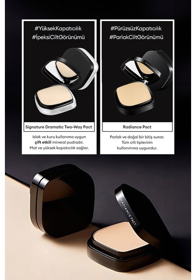 Islak Ve Kuru Kullanıma Uygun Mineral Pudra Signature Dramatic Twoway Pact Spf 25/pa++ No.23 Sand 23