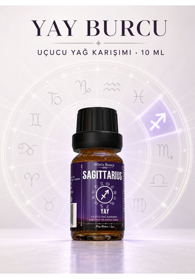 Minia Bahçe Yay Burcu Uçucu Yağ Karışımı 10 ML