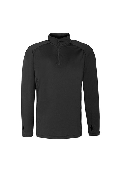 Thermoform Extreme Yarım Fermuar Sweatshirt Heat Siyah Hzt18054 R001 Siyah