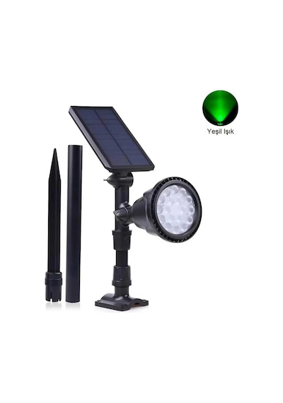 Forlife 30watt Fonksiyonel Solar Çim/bahçe Aydınlatma Armatürü Yeşil Işık