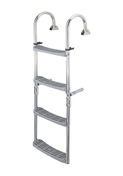 Foldable Ladder,Inox 316,2+2 steps,180⁰