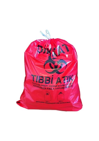 Atık Çöp Torbası - 80 Cm X 110 Cm - 10 Adet / Rulo