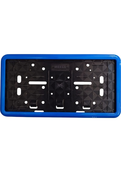 Çerçeveli Dikdörtgen Plakalık Plaka Altlığı Mavi 26x17cm 1 Adet