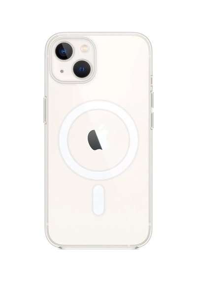 Apple Uyumlu iPhone 15 Plus Kılıf Pc Real Magsafe Kapak - Şeffaf K-11