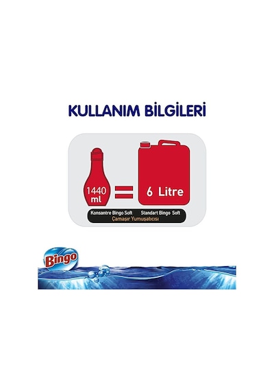 Bingo Soft Konsantre Çamaşır Yumuşatıcısı Lovely 1,44 Lt X 4 Adet 3'lü Set