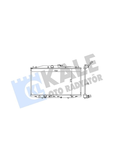 Kale 384100 Radyatör Accord Vıı Al/pl/brz 375x708x16 19010rba901 Adet