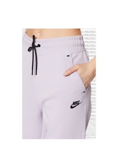 Nike Sportswear Tech Fleece Trousers Bol Kesim Kadın Lila Eşofman Altı Lila